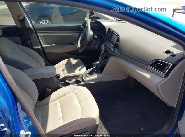 5NPD84LF0HH150304 2017 HYUNDAI ELANTRA Blue Front interior view