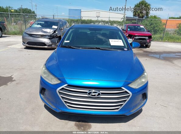 5NPD84LF0HH150304 2017 HYUNDAI ELANTRA Blue Front view