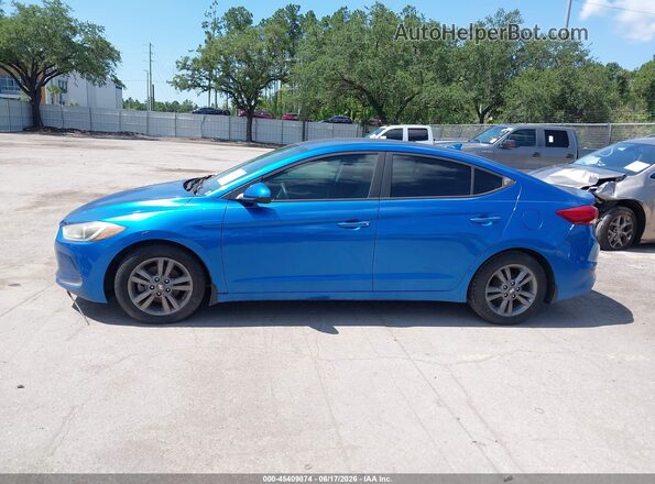5NPD84LF0HH150304 2017 HYUNDAI ELANTRA Blue 360 interior view