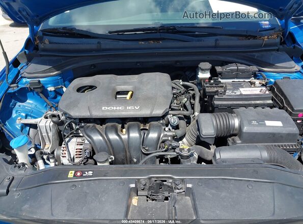 5NPD84LF0HH150304 2017 HYUNDAI ELANTRA Blue Rear view