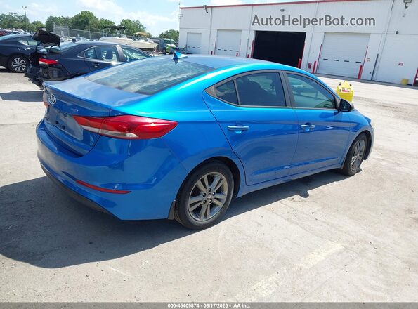 5NPD84LF0HH150304 2017 HYUNDAI ELANTRA Blue Rear right