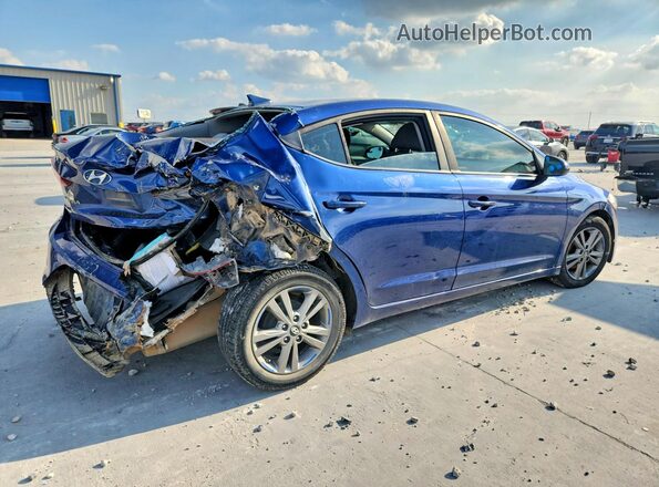 5NPD84LF0HH168933 2017 HYUNDAI ELANTRA Blue Задня права чверть