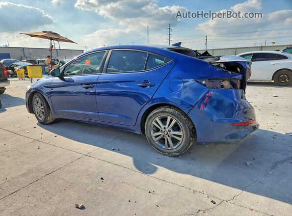 5NPD84LF0HH168933 2017 HYUNDAI ELANTRA Blue Задня ліва чверть