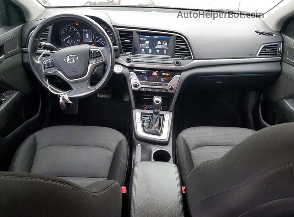5NPD84LF0HH185280 2017 HYUNDAI ELANTRA White Dashboard view