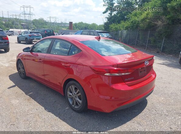 5NPD84LF0HH185943 2017 HYUNDAI ELANTRA Red Tył lewy