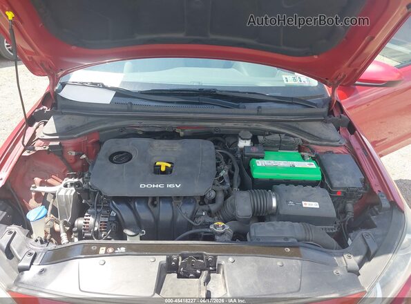 5NPD84LF0HH185943 2017 HYUNDAI ELANTRA Red Widok z tyłu
