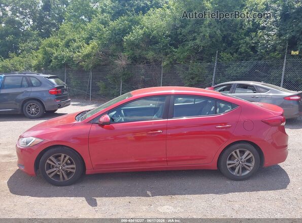 5NPD84LF0HH185943 2017 HYUNDAI ELANTRA Red Widok wnętrza 360 stopni