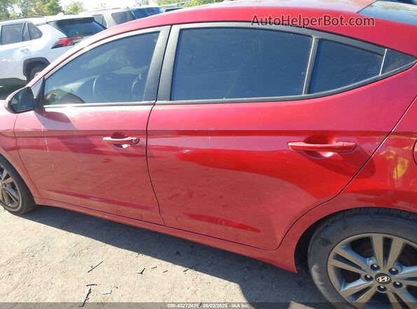 5NPD84LF0HH186509 2017 HYUNDAI ELANTRA Red Панорамний вид салону 360°