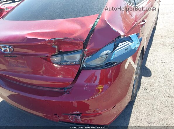 5NPD84LF0HH186509 2017 HYUNDAI ELANTRA Red Вид спереду