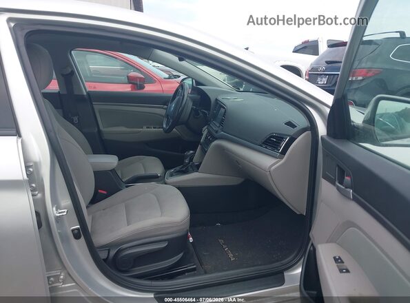 5NPD84LF0JH219630 2018 HYUNDAI ELANTRA Silver Widok wnętrza z przodu
