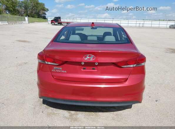 5NPD84LF0JH225105 2018 HYUNDAI ELANTRA Красный 