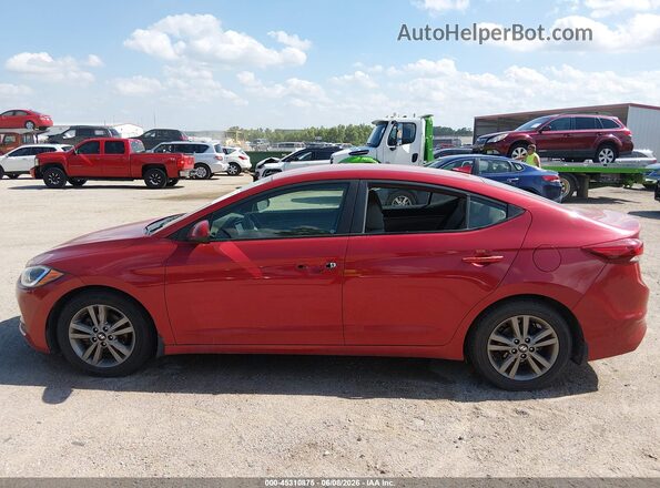 5NPD84LF0JH225105 2018 HYUNDAI ELANTRA Красный Панорамный вид салона 360°