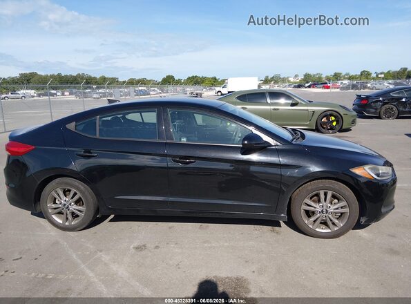 5NPD84LF0JH236153 2018 HYUNDAI ELANTRA Black Vista interior trasera