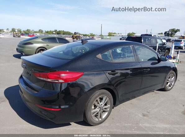 5NPD84LF0JH236153 2018 HYUNDAI ELANTRA Black Trasero derecho