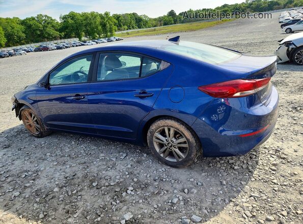5NPD84LF0JH284347 2018 HYUNDAI ELANTRA Blue უკანა მარცხენა