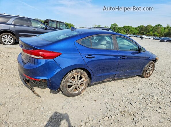 5NPD84LF0JH284347 2018 HYUNDAI ELANTRA Blue უკანა მარჯვენა