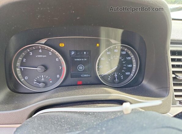 5NPD84LF0JH284347 2018 HYUNDAI ELANTRA Blue ხელსაწყოთა პანელის ხედი