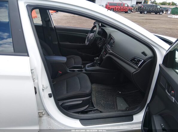 5NPD84LF0JH285739 2018 HYUNDAI ELANTRA White Սալոնի դիմացի տեսք