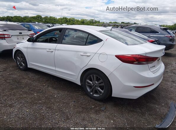 5NPD84LF0JH285739 2018 HYUNDAI ELANTRA White Հետևի ձախ