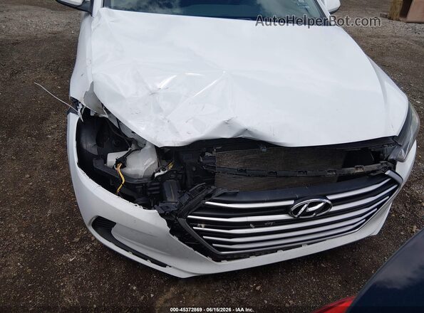 5NPD84LF0JH285739 2018 HYUNDAI ELANTRA White Դիմացի տեսք