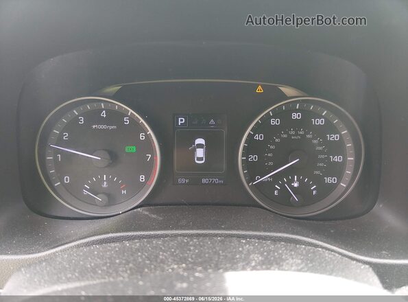 5NPD84LF0JH285739 2018 HYUNDAI ELANTRA White Հետևի նստատեղերի տեսք