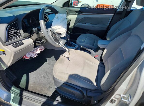 5NPD84LF0JH310896 2018 HYUNDAI ELANTRA Silver წინა სალონის ხედი