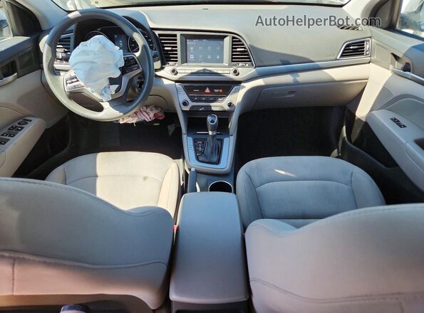 5NPD84LF0JH310896 2018 HYUNDAI ELANTRA Silver წინა პანელის ხედი
