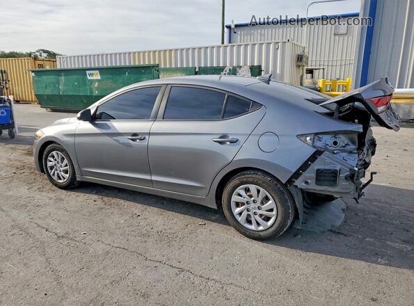 5NPD84LF0JH322949 2018 HYUNDAI ELANTRA Серый Задняя левая четверть