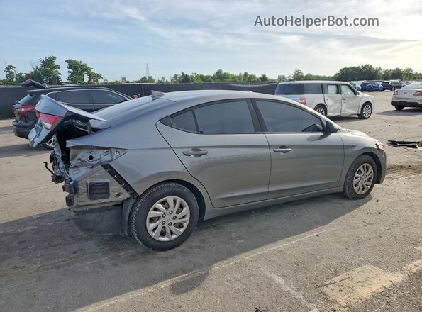 5NPD84LF0JH322949 2018 HYUNDAI ELANTRA Серый Задняя правая четверть