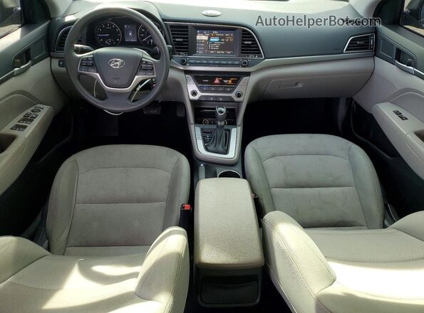 5NPD84LF0JH322949 2018 HYUNDAI ELANTRA Серый Вид панели приборов