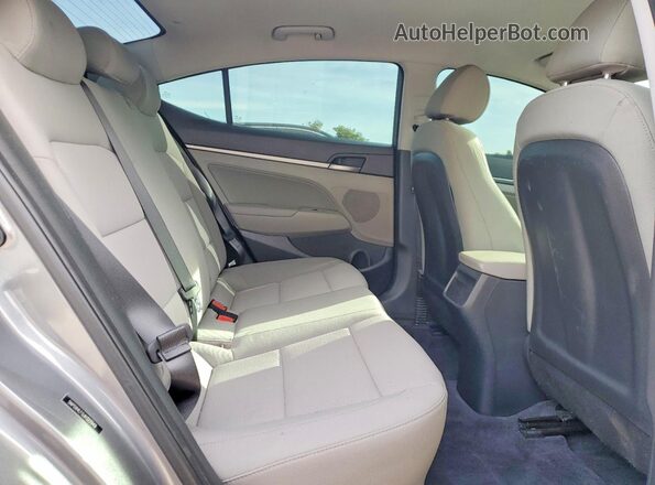 5NPD84LF0JH322949 2018 HYUNDAI ELANTRA Серый Вид задних сидений