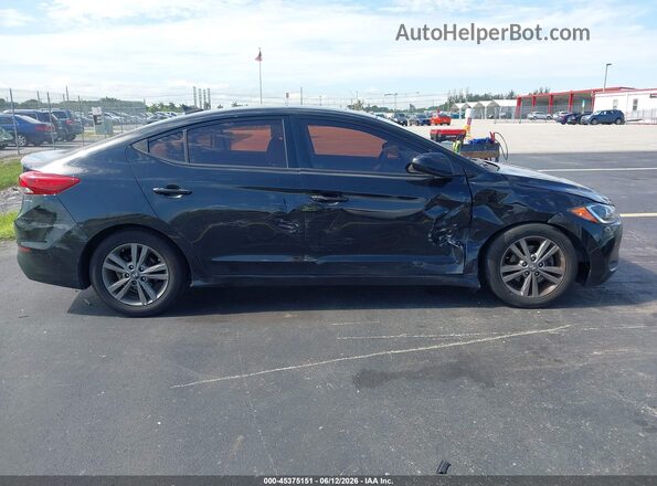 5NPD84LF0JH332767 2018 HYUNDAI ELANTRA Черный Панорамный вид салона 360°