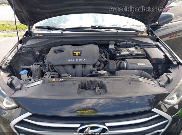5NPD84LF0JH332767 2018 HYUNDAI ELANTRA Черный Вид сзади