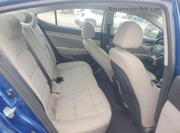 5NPD84LF0JH342389 2018 HYUNDAI ELANTRA Синий Вид задних сидений