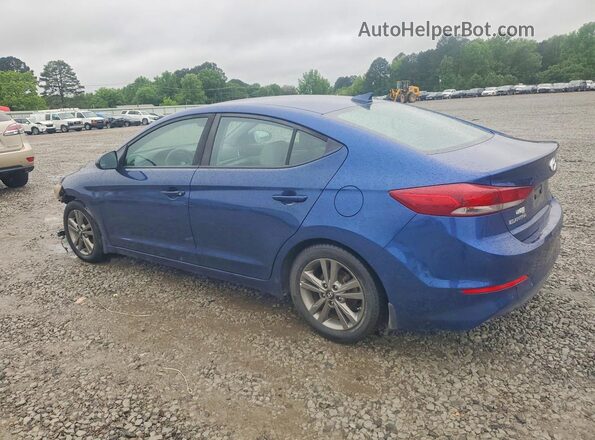5NPD84LF0JH342389 2018 HYUNDAI ELANTRA Синий Задняя левая четверть