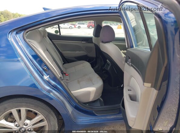 5NPD84LF0JH352792 2018 HYUNDAI ELANTRA Blue Widok naklejki z numerem VIN