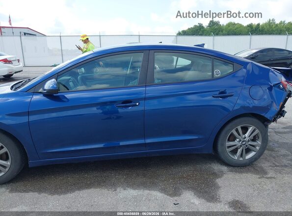 5NPD84LF0JH352792 2018 HYUNDAI ELANTRA Blue Widok wnętrza 360 stopni