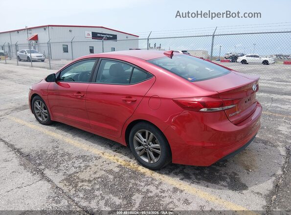 5NPD84LF0JH356311 2018 HYUNDAI ELANTRA Красный 