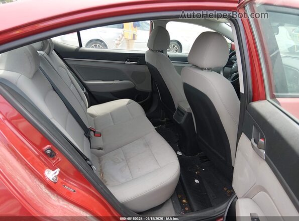 5NPD84LF0JH356311 2018 HYUNDAI ELANTRA Красный 