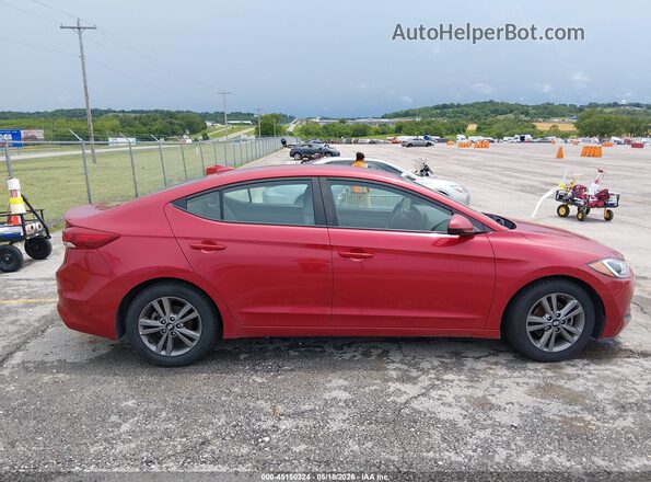 5NPD84LF0JH356311 2018 HYUNDAI ELANTRA Красный 