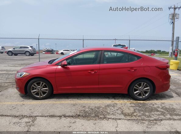 5NPD84LF0JH356311 2018 HYUNDAI ELANTRA Красный 