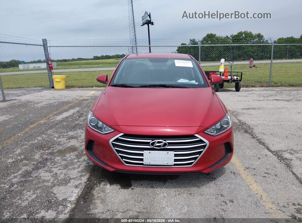 5NPD84LF0JH356311 2018 HYUNDAI ELANTRA Красный 
