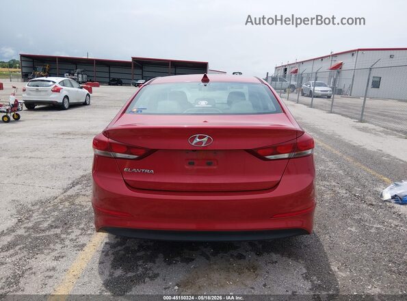 5NPD84LF0JH356311 2018 HYUNDAI ELANTRA Красный 