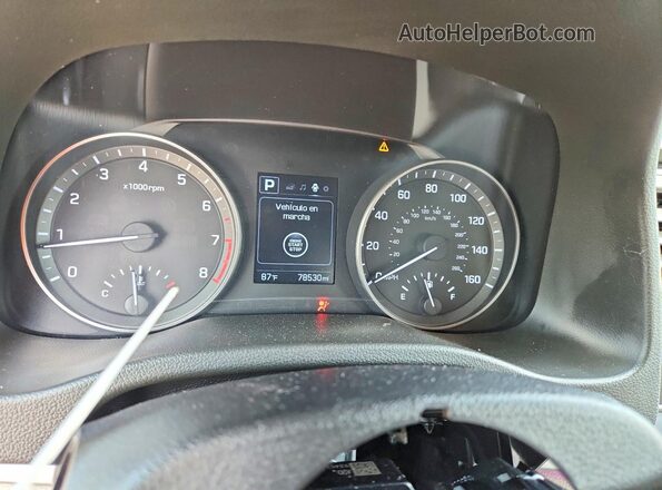 5NPD84LF0JH361508 2018 HYUNDAI ELANTRA Бежевый Вид щитка приборов