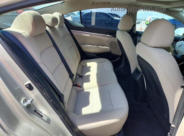 5NPD84LF0JH361508 2018 HYUNDAI ELANTRA Бежевый Вид задних сидений