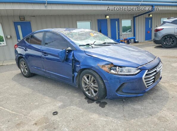 5NPD84LF0JH363291 2018 HYUNDAI ELANTRA Синий 