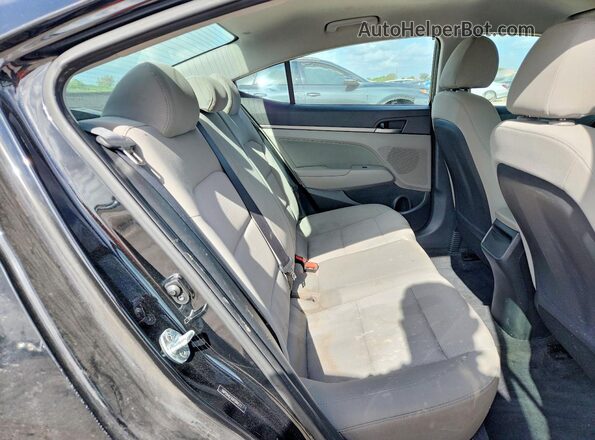 5NPD84LF0JH366577 2018 HYUNDAI ELANTRA Черный Вид задних сидений