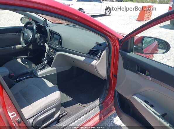 5NPD84LF0JH370693 2018 HYUNDAI ELANTRA Red Սալոնի դիմացի տեսք