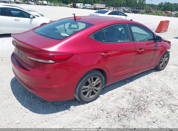 5NPD84LF0JH370693 2018 HYUNDAI ELANTRA Red Հետևի աջ
