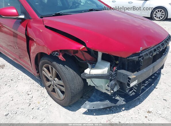 5NPD84LF0JH370693 2018 HYUNDAI ELANTRA Red Դիմացի տեսք